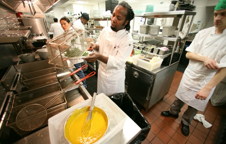 Being a cook is one of the top professions for low-skilled immigrants. 