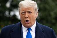 President Trump Departs White House For Midwest Campaigning