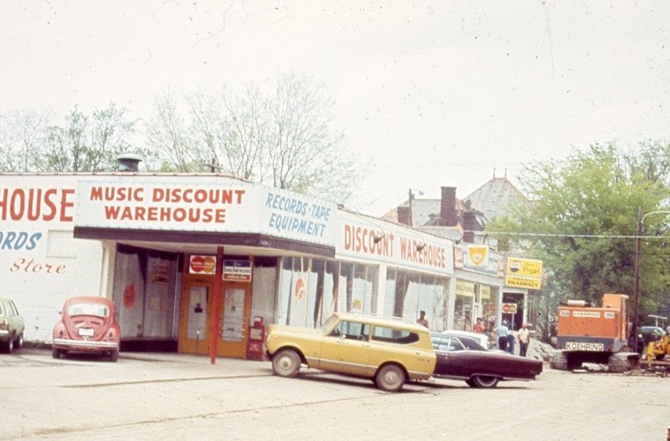 A scene from Music Row in the 1970s.