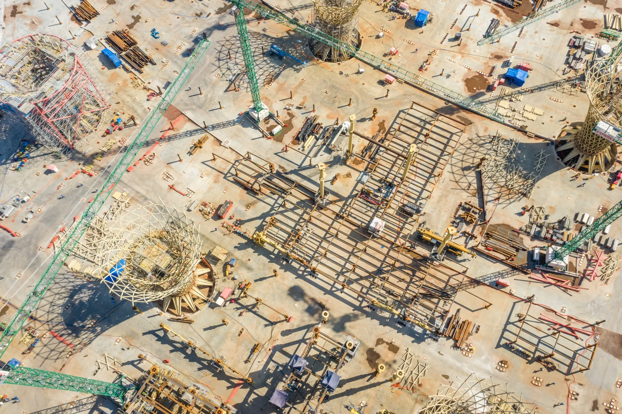 The first terminal of the New International Airport of Mexico City (NAICM) stands under construction in&nbsp;Texcoco, Mexico, on&nbsp;Nov. 6, 2018.