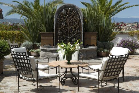 A rooftop terrace.