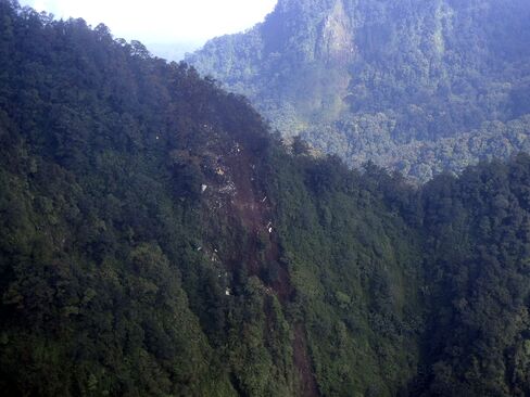 Wreckage of Russian-Made Plane Found on Indonesian Mountain