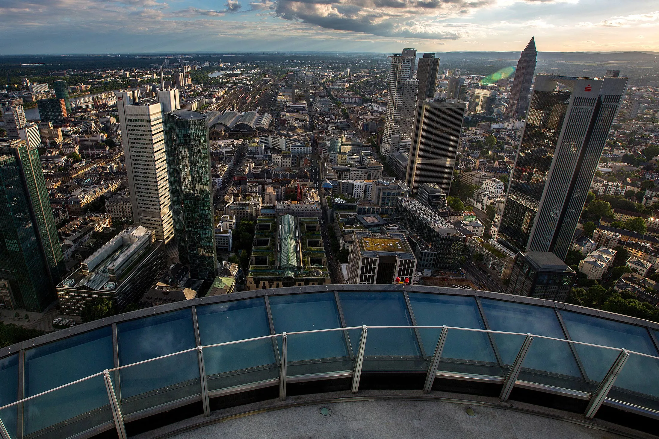 Skyscrapers stand in the financial district as commercial and residential property is seen on the city skyline in the financial district in Frankfurt, Germany, on Sunday, July 3, 2016. The British seat at the European Union summit had been empty for less than 24 hours before leaders from France and Germany were haggling over one of the U.K. economy's crown jewels: the business that facilitates trading in euro-denominated derivatives.
