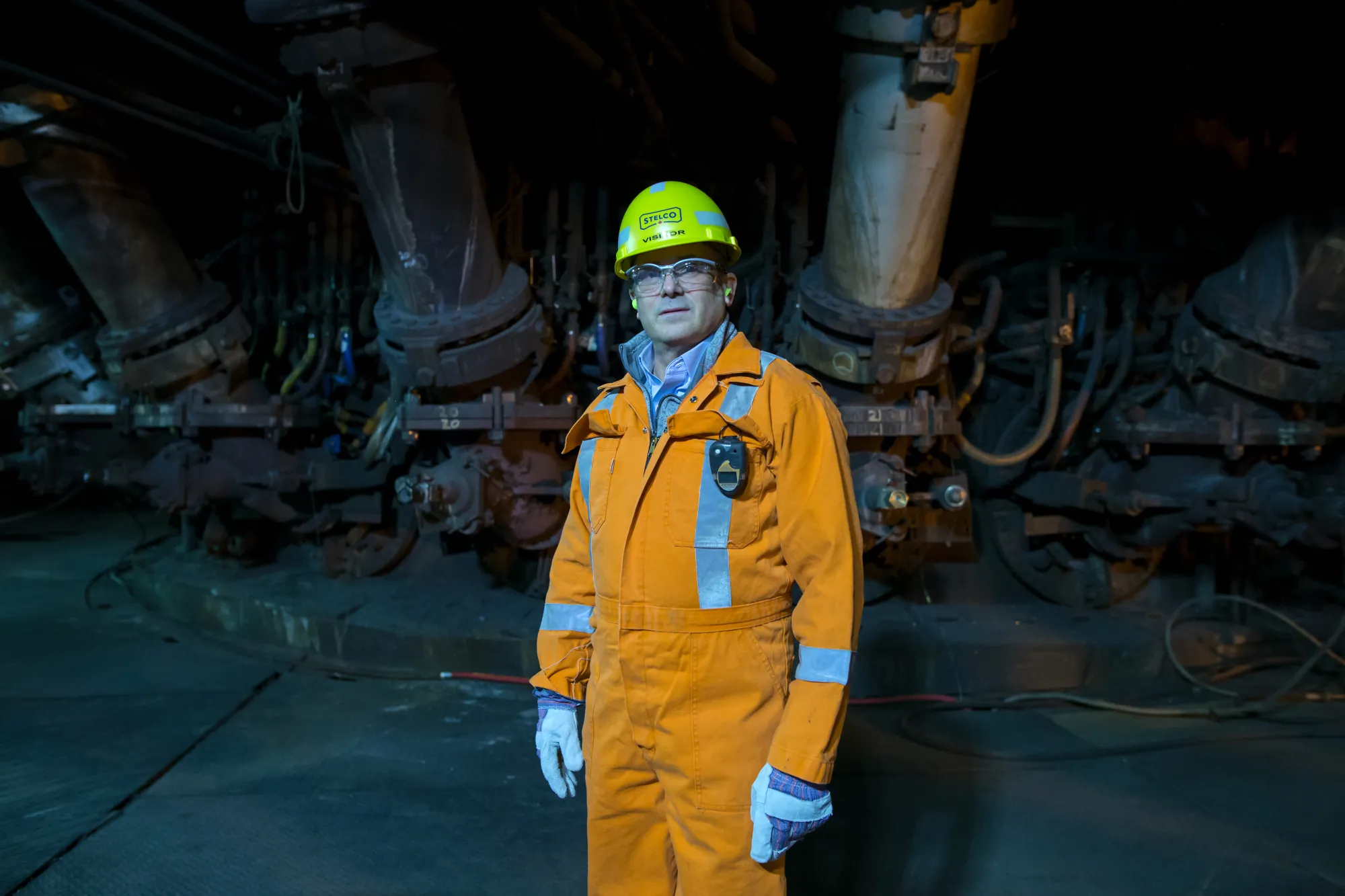 Alan Kestenbaum, chief executive officer of&nbsp;Stelco&nbsp;Holdings Inc.,&nbsp;at the company's plant in Nanticoke, Canada in 2017.