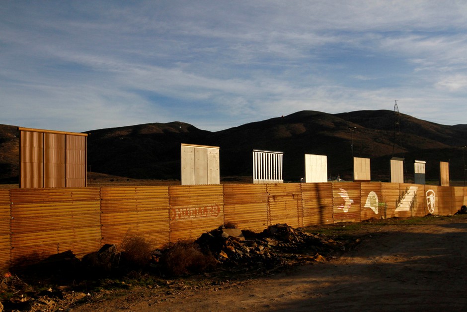Prototypes of President Donald Trump's proposed border wall just went up in price.