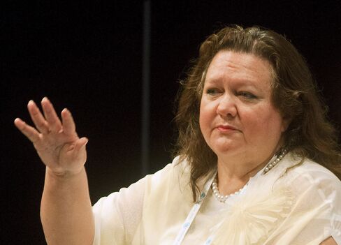 Hancock Prospecting Chairwoman Gina Rinehart