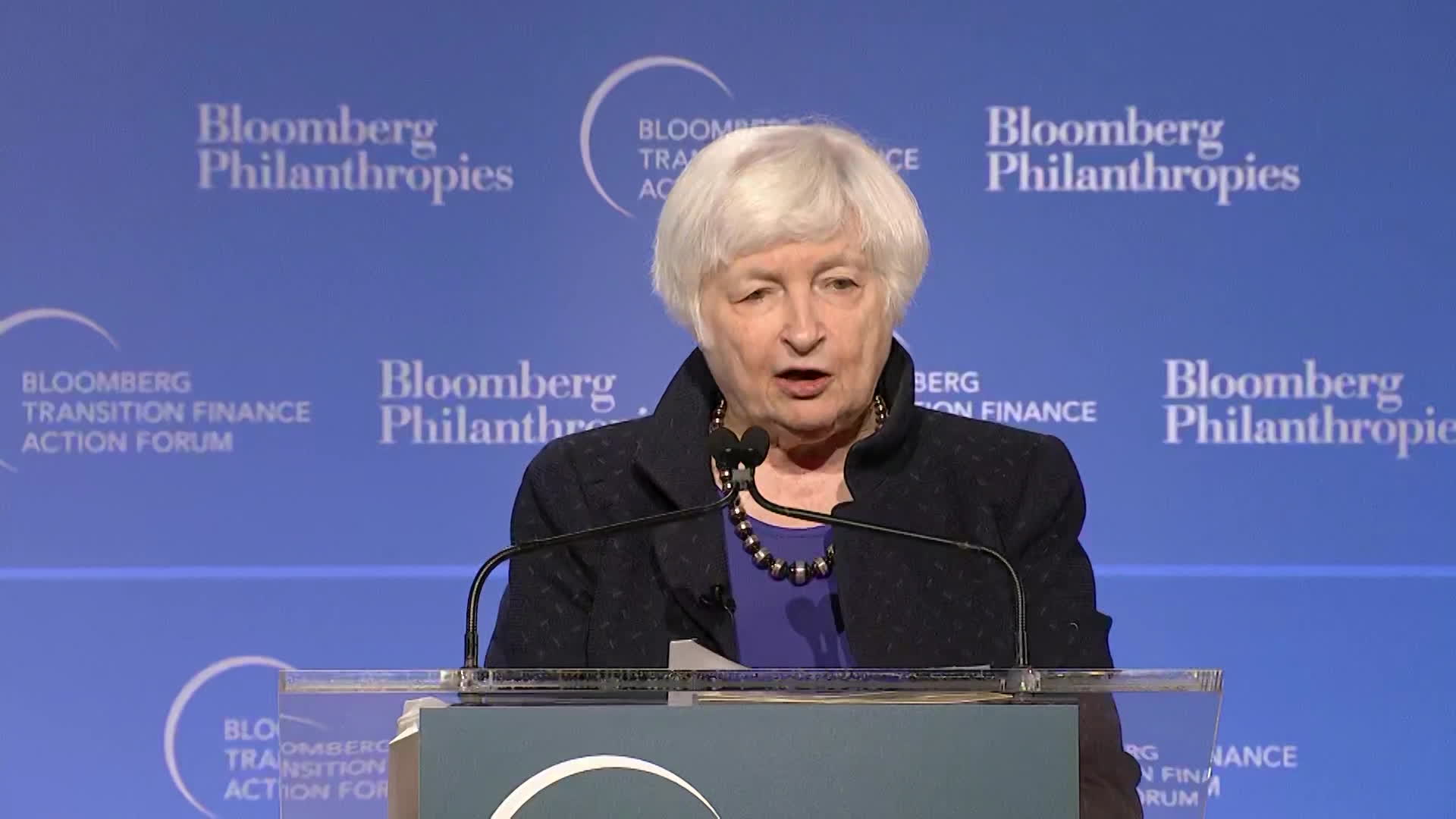 Watch Yellen: Our Goal Is to Affirm Net Zero Commitments - Bloomberg