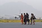 Taliban fighters at Kabul airport on Sept.&nbsp;9.

&nbsp;

&nbsp;