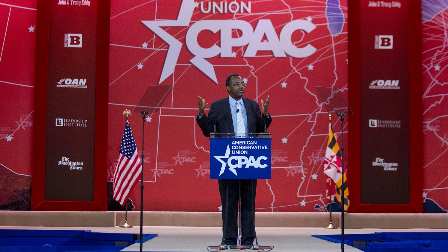 Ben Carson, possible 2016 presidential candidate, speaks during the Conservative Political Action Conference (CPAC) in National Harbor, Maryland, U.S., on Thursday, Feb. 26, 2015.
