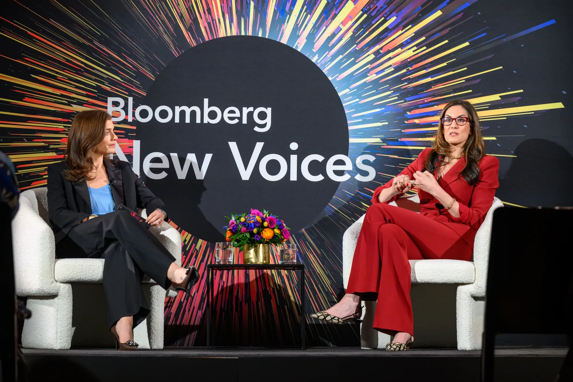 Alisa Mall, the chief investment officer for Michael Dell’s family office, speaks at a Bloomberg New Voices event in New York on March 23 .