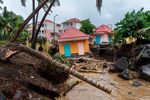 Aftermath of Fiona in Capesterre-Belle-Eau, the French island of Guadeloupe, on Sept. 17.