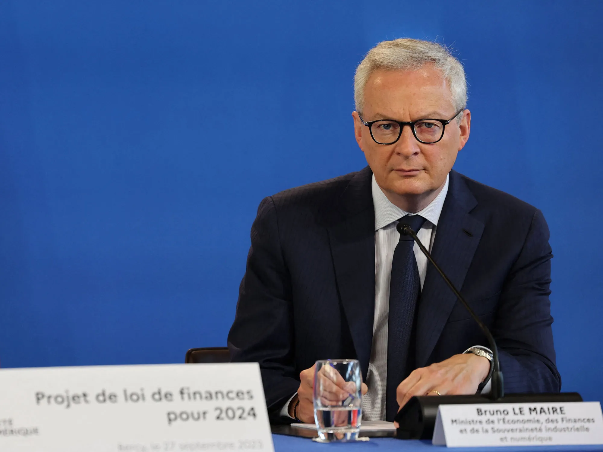 Bruno Le Maire on Sept. 27.