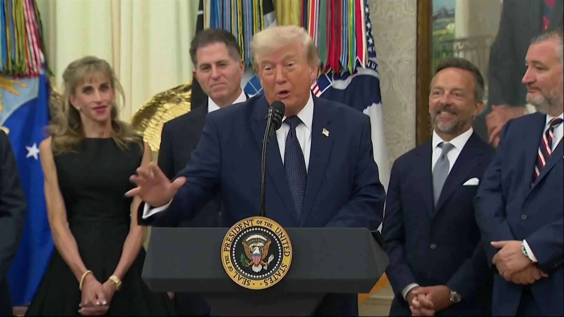 Trump Credits Generous Donors for Funding His Accounts