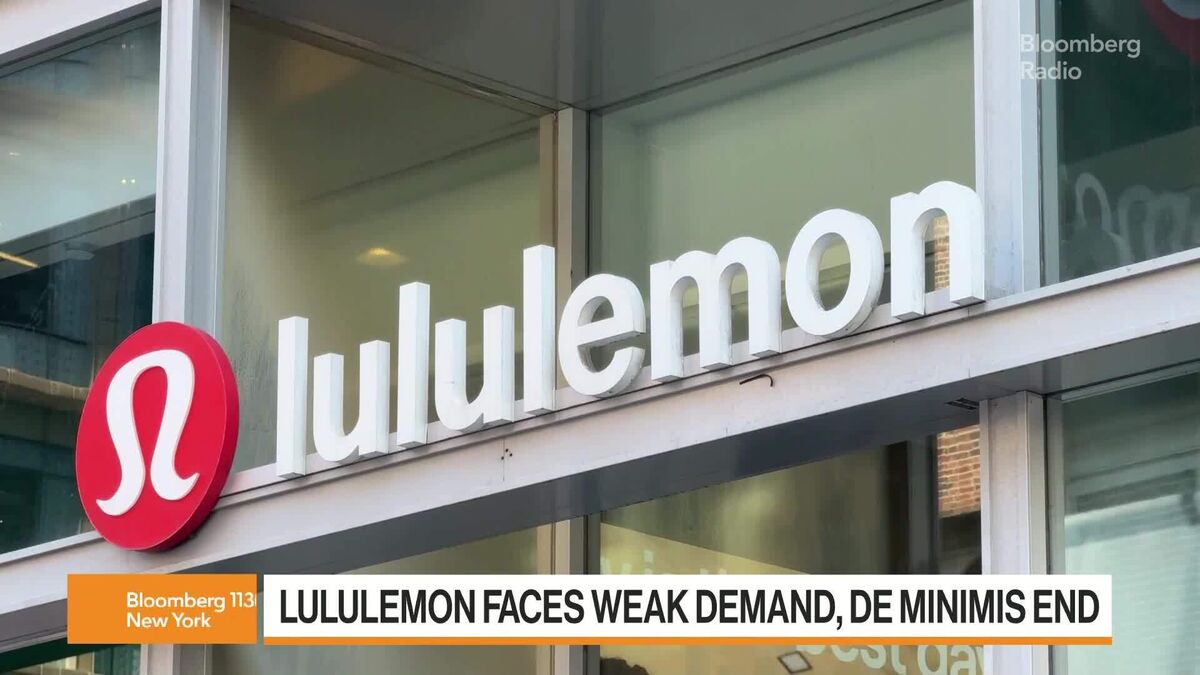 Lululemon Faces Weak Demand, De Minimis End