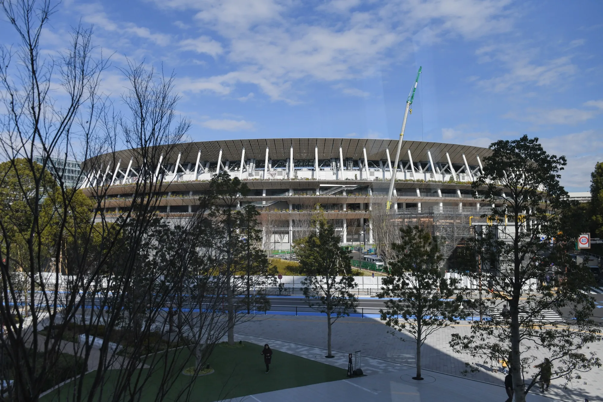 The New National Stadium, the main venue for the Tokyo 2020 Olympic and Paralympic Games.