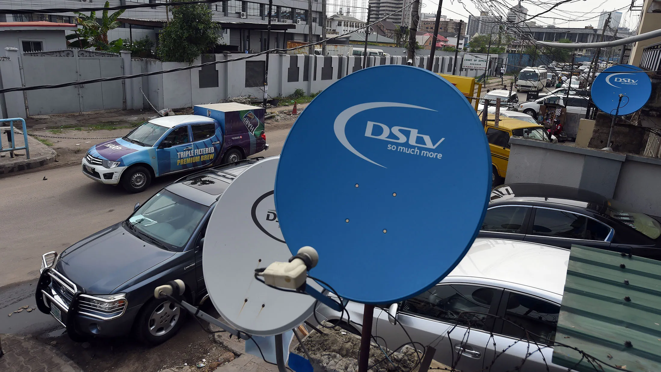 NIGERIA-SAFRICA-TELECOMMUNICATION-TV
