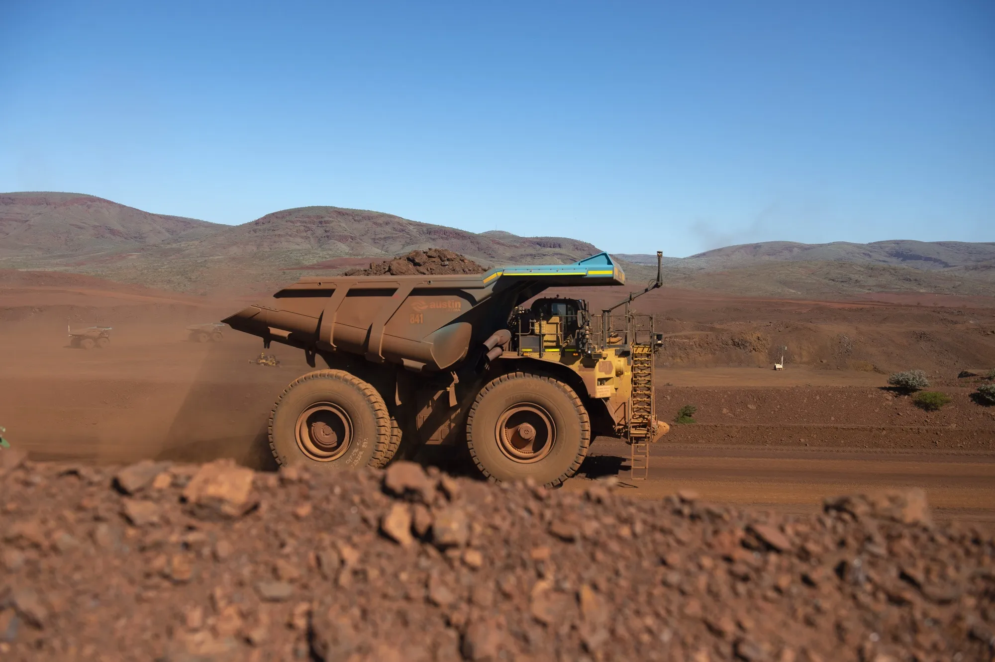 Work at the Gudai-Darri mine operated by Rio Tinto Group in Western Australia.
