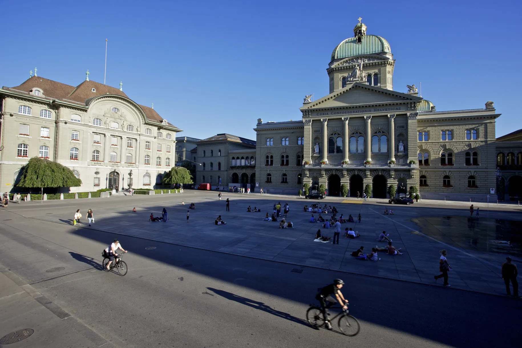 The Federal Palace in Bern, Switzerland.