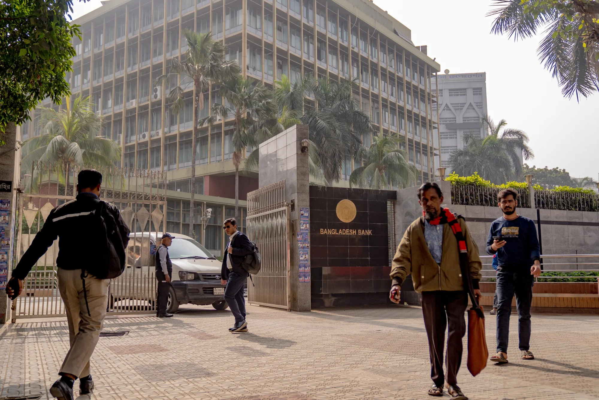The Bangladesh Bank headquarters in Dhaka.