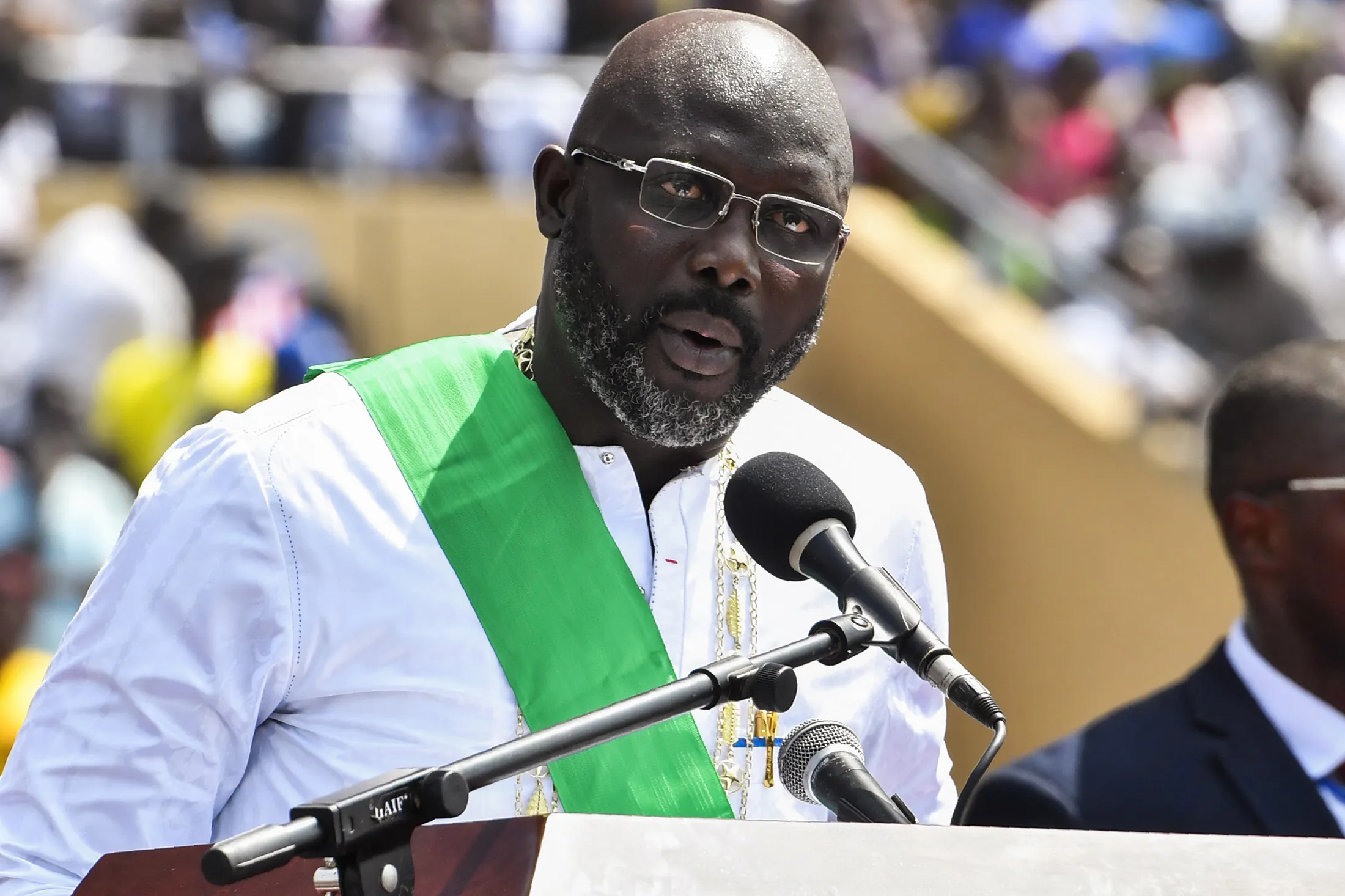 Liberian President&nbsp;George Weah