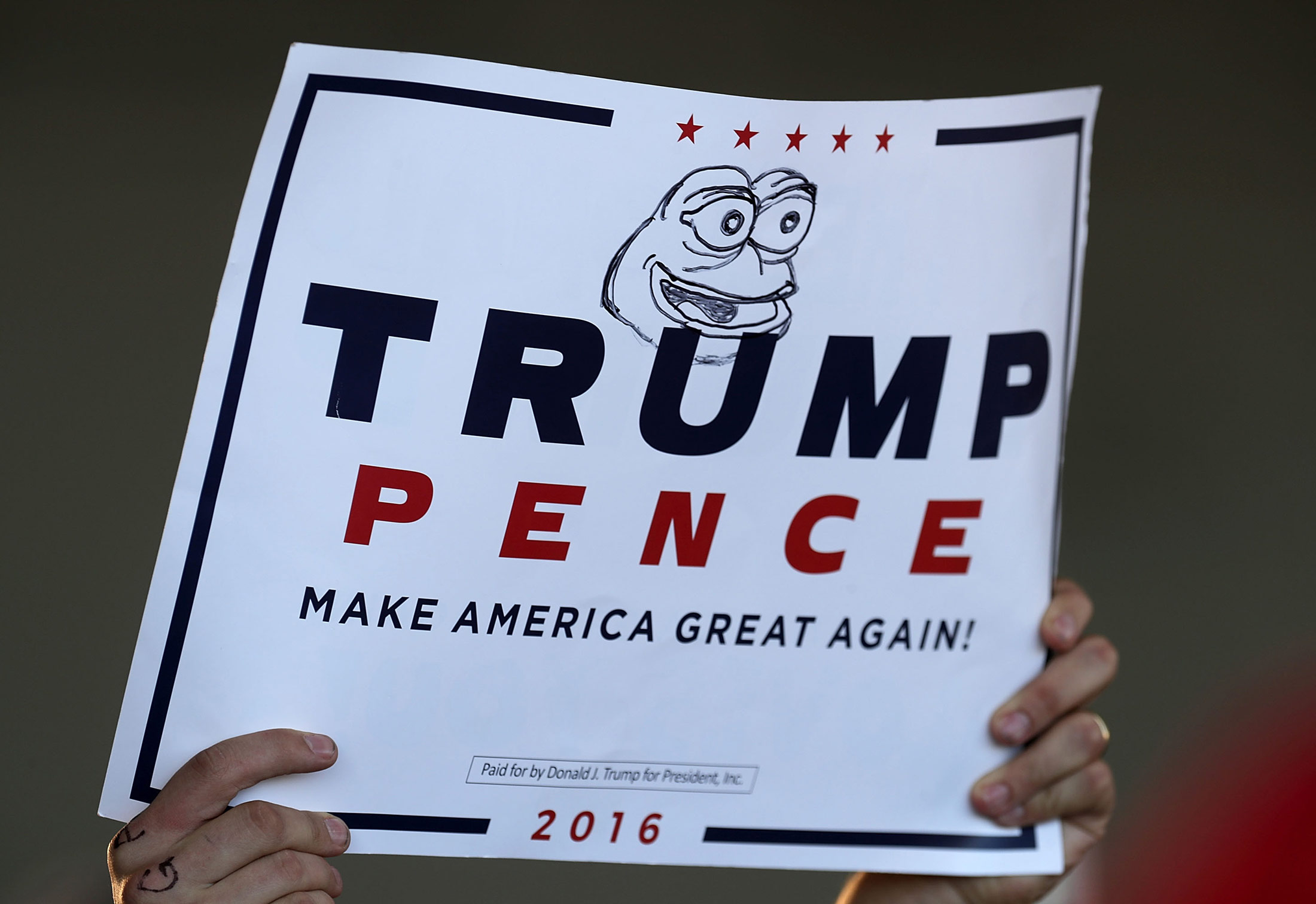 Trump Pepe Posters for Sale