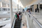Shoppers ride an escalator at a mall in Bloomington, Minnesota in June 10.