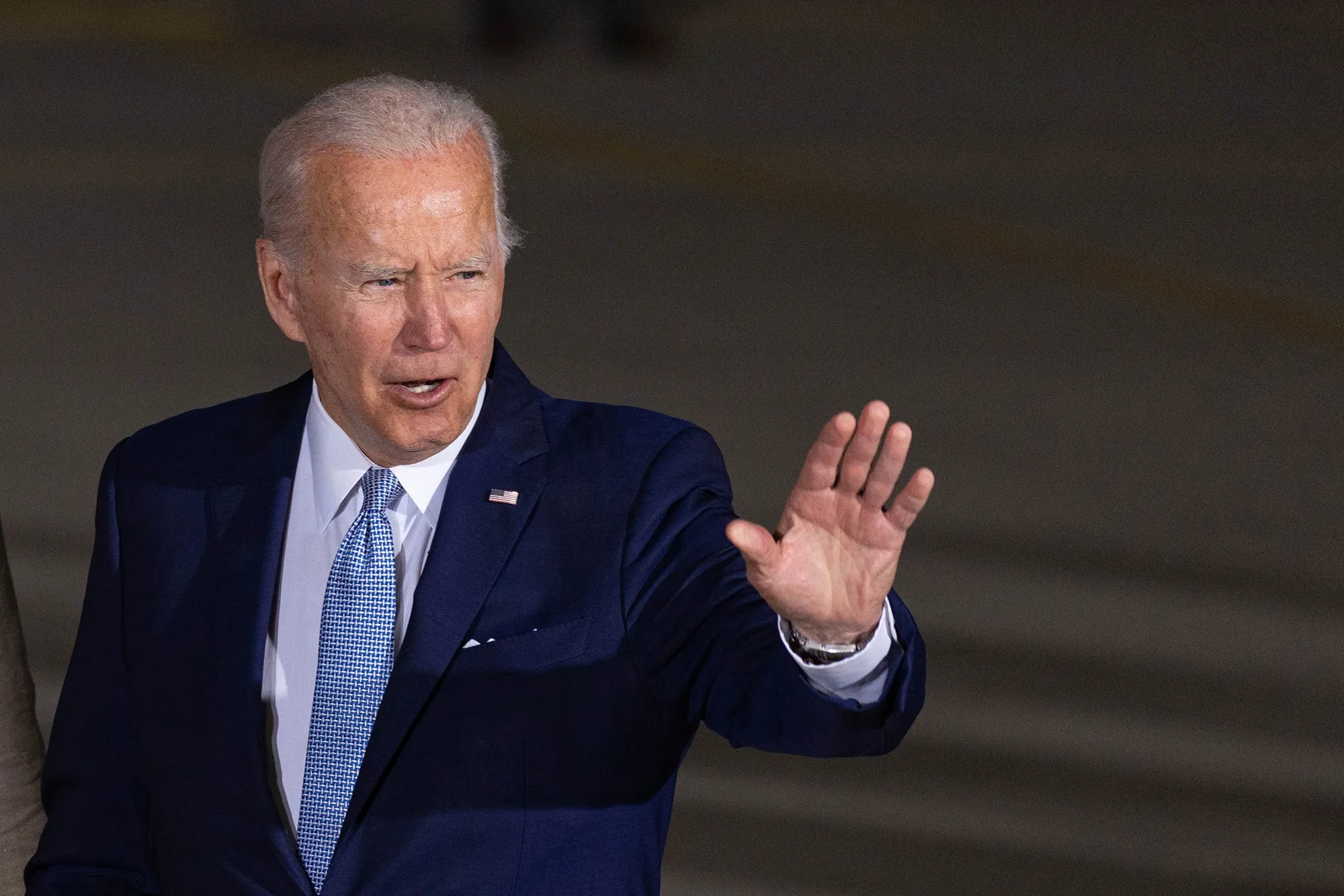 President Joe Biden arrives&nbsp;at Munich Airport ahead of the Group of Seven leaders summit, in Munich, Germany, on&nbsp;June 25.