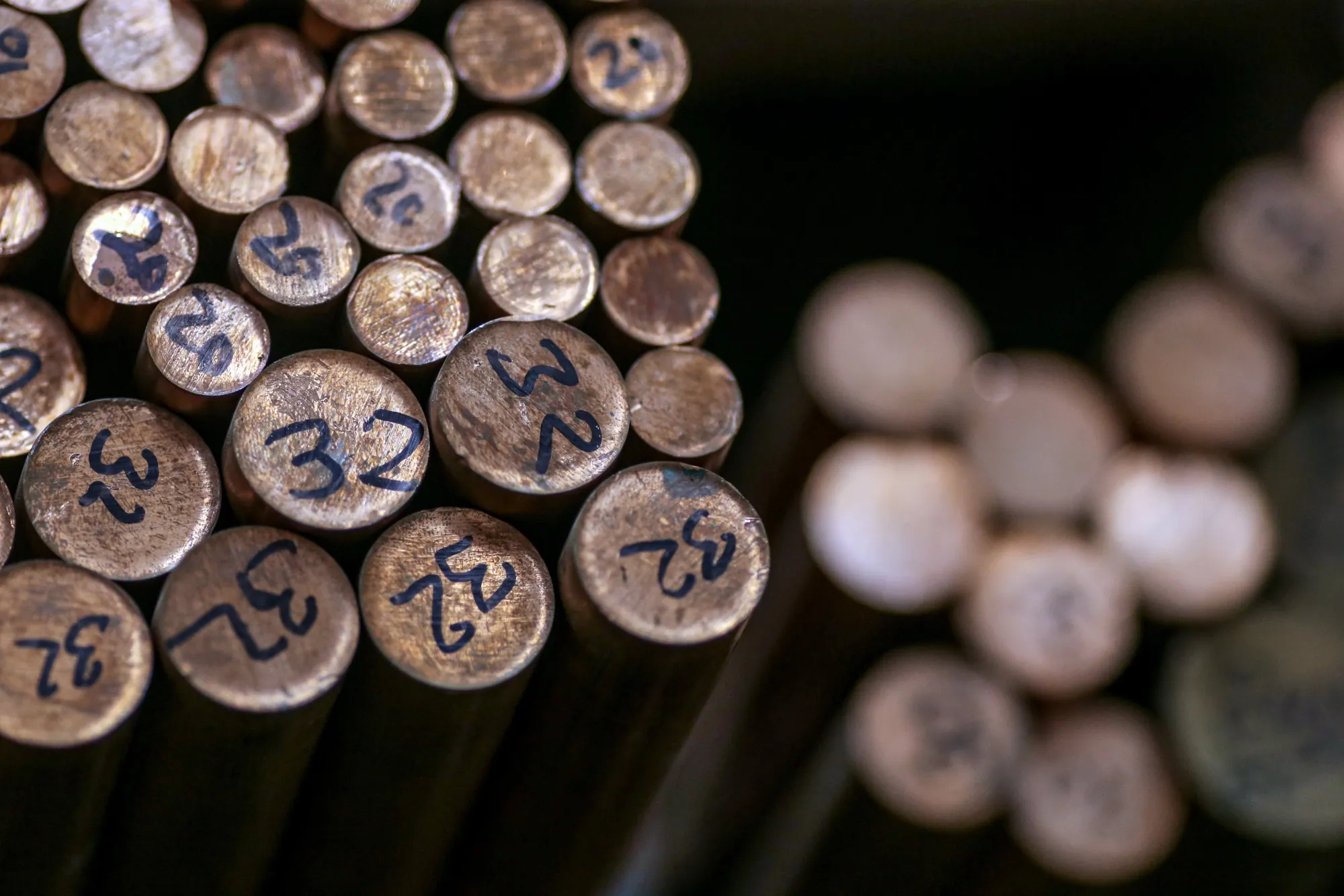 Copper rods