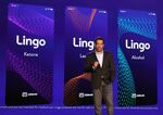 Robert Ford introduces Abbott’s Lingo biowearables portfolio of products in Las Vegas, Nevada on Jan. 6. 
