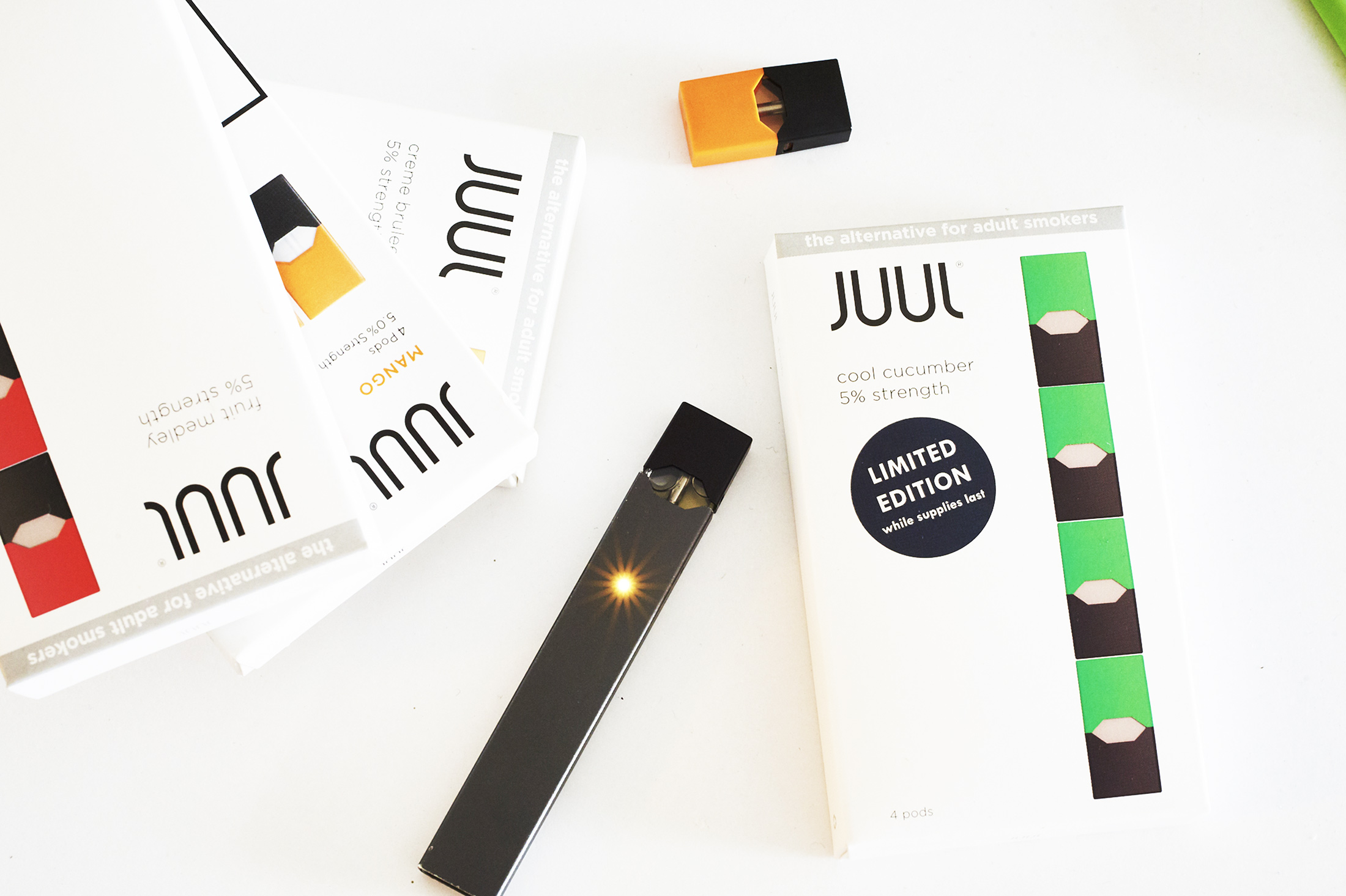 A Juul Labs Inc. e-cigarette.