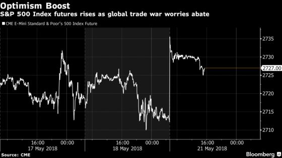 Asian Stocks Advance as U.S. and China Put Trade War `on Hold'