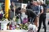 CHRISTCHURCH, NEW ZEALAND - MARCH 16: The floral tributes grow on Deans Avenue near the Al Noor Mosque as locals pay tribute to those who were killed on March 16, 2019 in Christchurch, New Zealand.