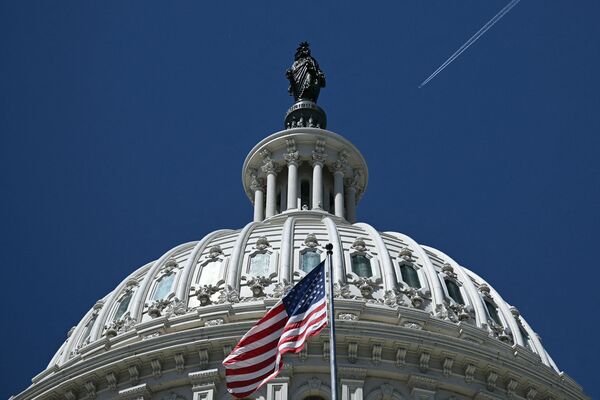 The US Capitol building in Washington, DC.