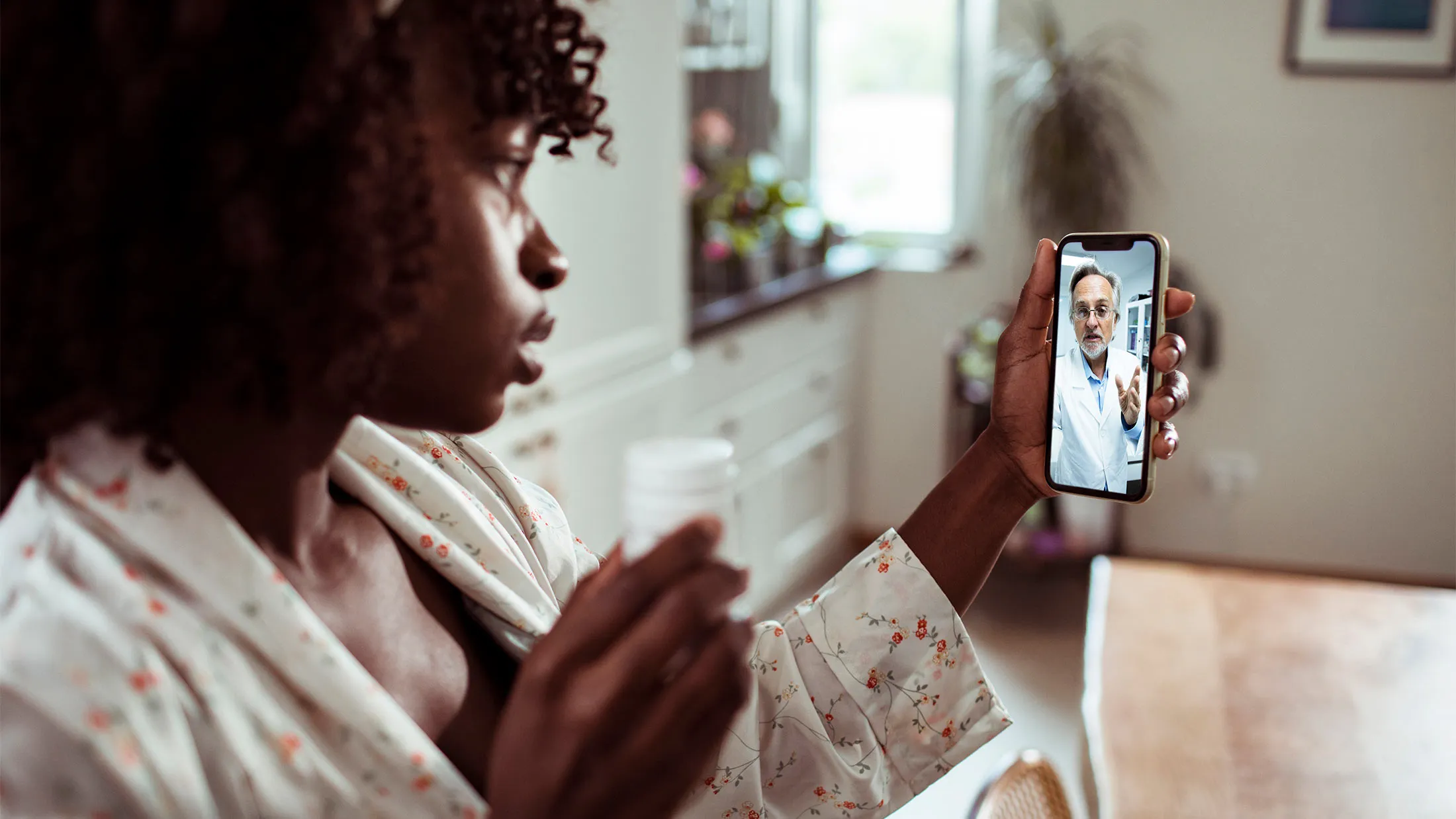 Video consultation with a doctor