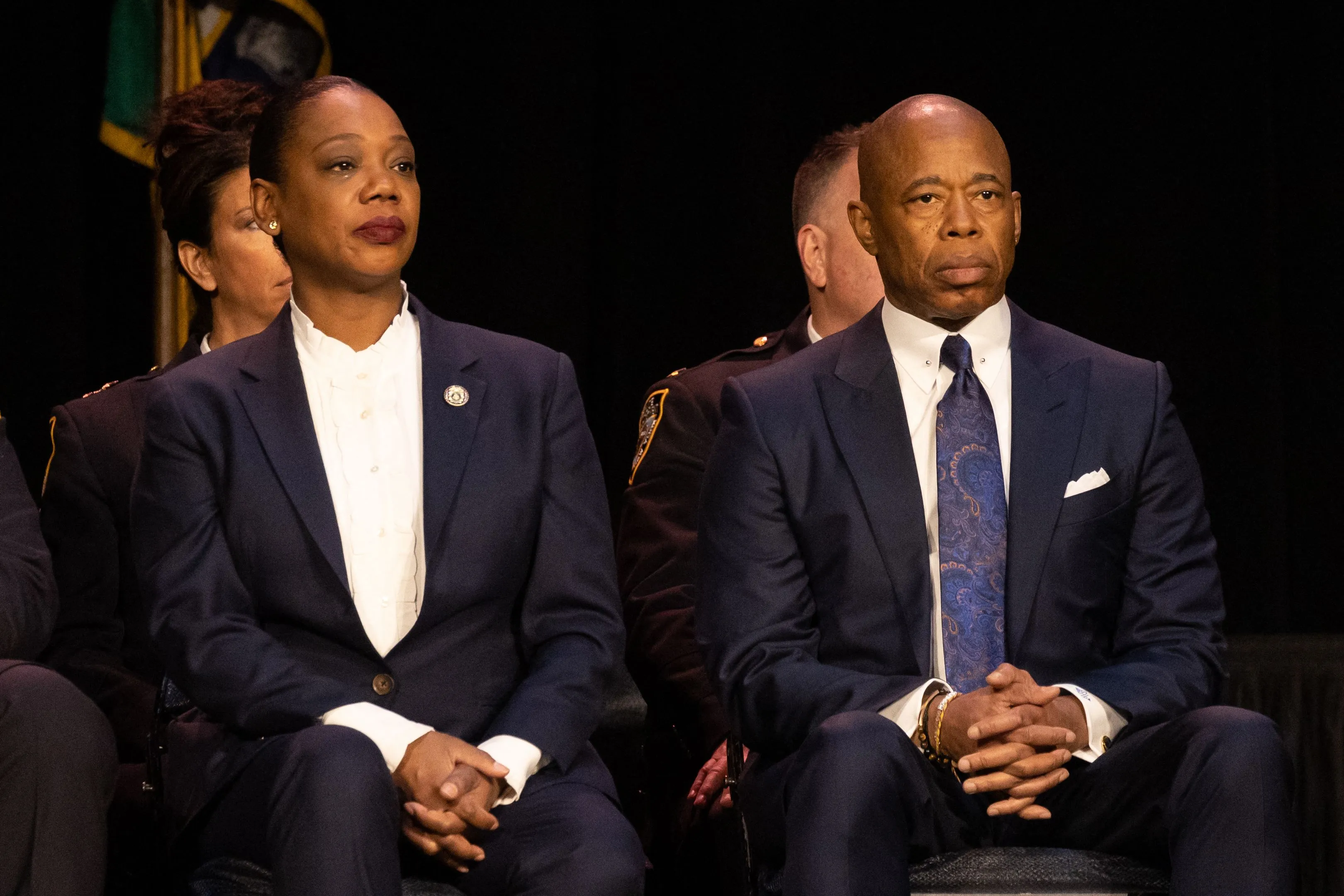 NYC Police Commissioner Keechant Sewell Resigns, Mayor Adams Says -  Bloomberg