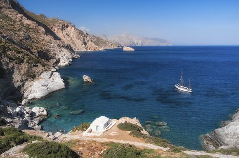 An ocean view on Amorgos.
