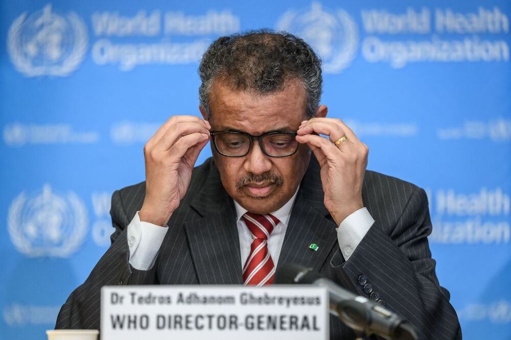 Is WHO Director-General Tedros Adhanom Ghebreyesus satisfied with his own report?