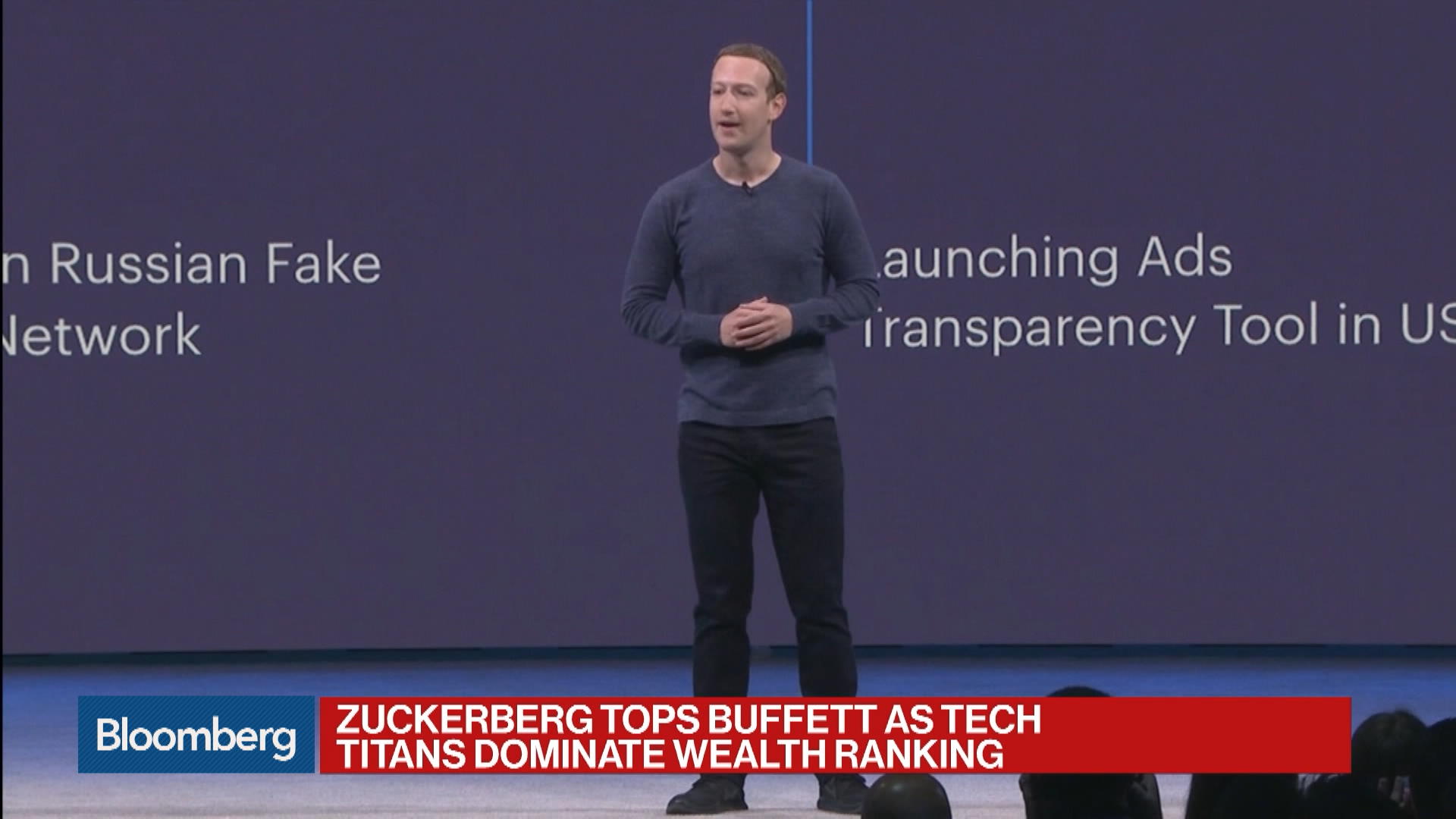 Zuckerberg Overtakes Buffett as World's Third-Richest Person – Bloomberg