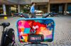 The Lyft Inc. logo is seen on an electric bicycle in San Francisco, California, U.S., on Wednesday, July 31, 2019. Lyft is scheduled to release earnings figures on August 7.