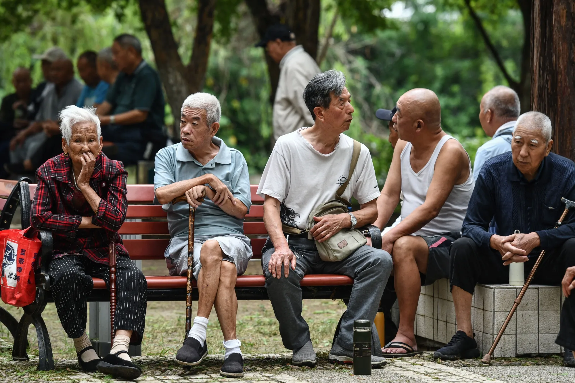 An existential demographic crisis.
Photo: AFP/Getty Images