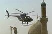 A helicopter of Blackwater security firm