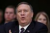 Pompeo testifying at his confirmation hearing as CIA director in January 2017.