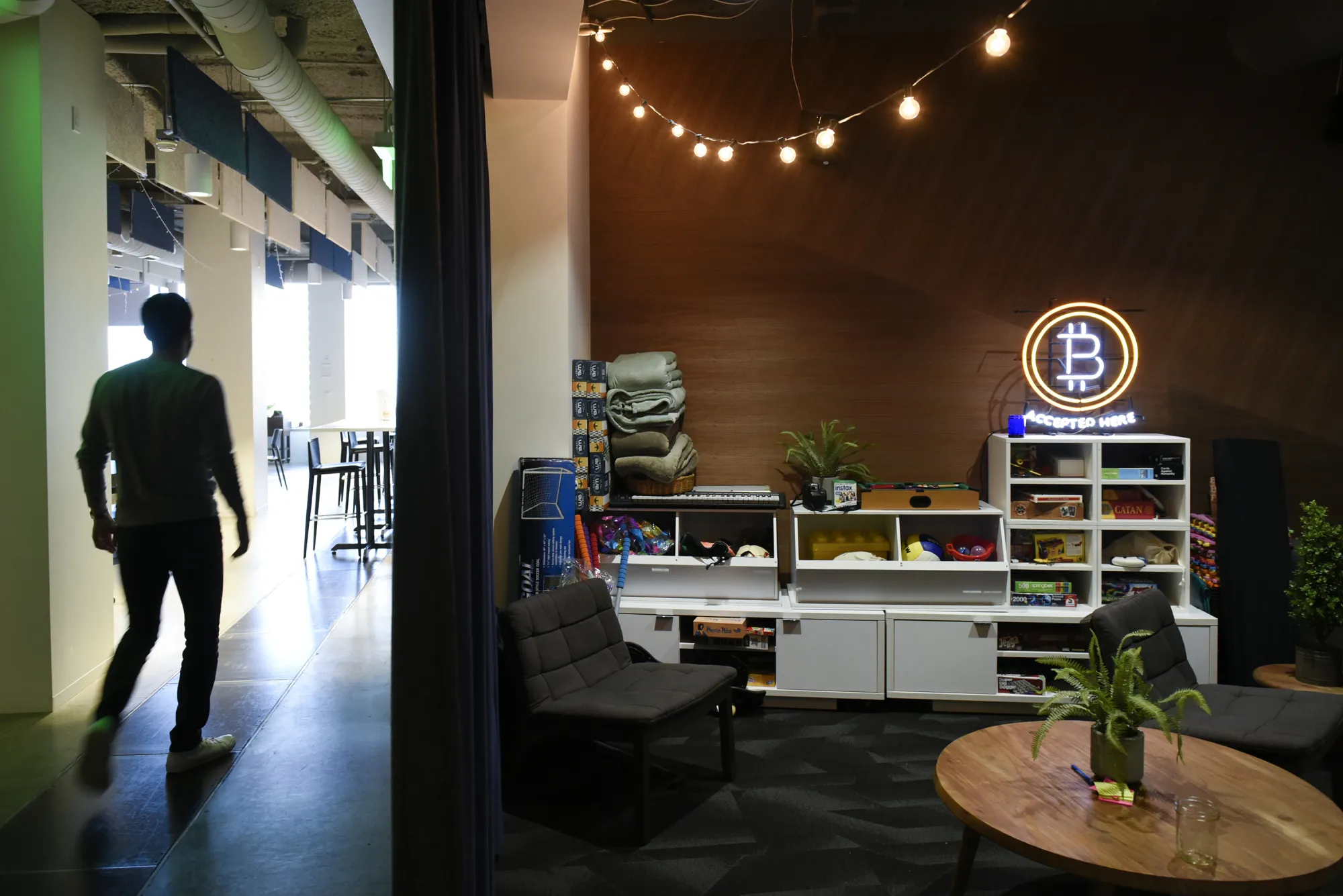 Coinbase office in San Francisco.