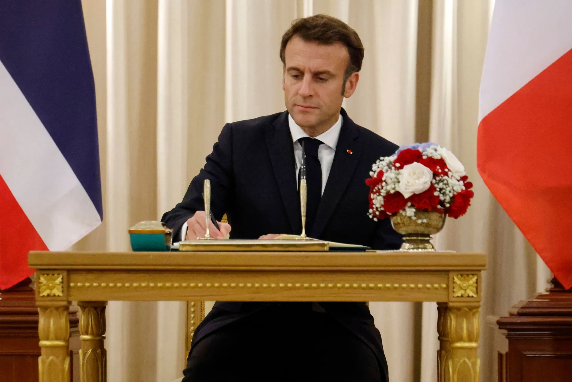 Emmanuel Macron in Bangkok on Nov. 17.
