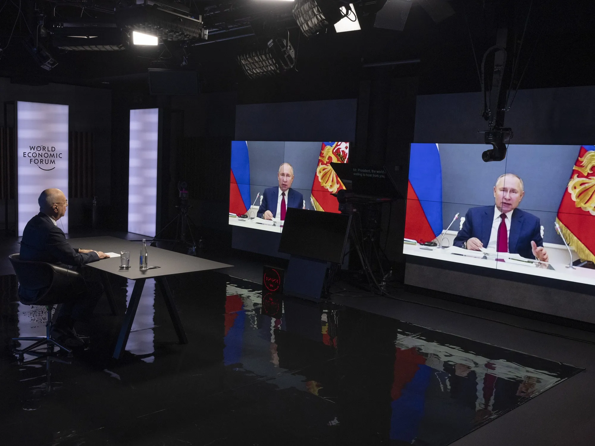 Vladimir Putin addressed the World Economic Forum on Jan. 27 for the first time in 12 years.