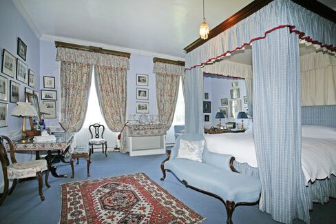 One of Glin Castle’s 21 bedrooms.