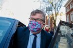 Crispin Odey departs at Westminster Magistrates’ Court in London, on March 11.