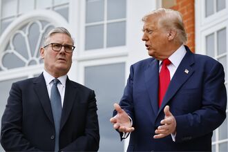 UK Prime Minister Keir Starmer Visits US President Donald Trump in Scotland