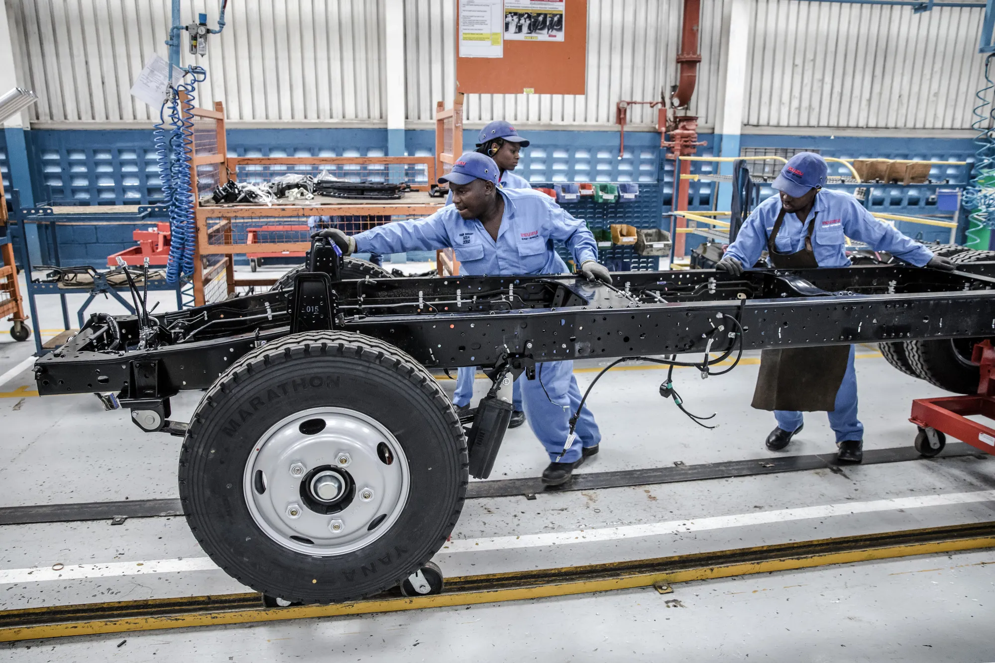 Truck Assembly At The Isuzu East Africa Plant