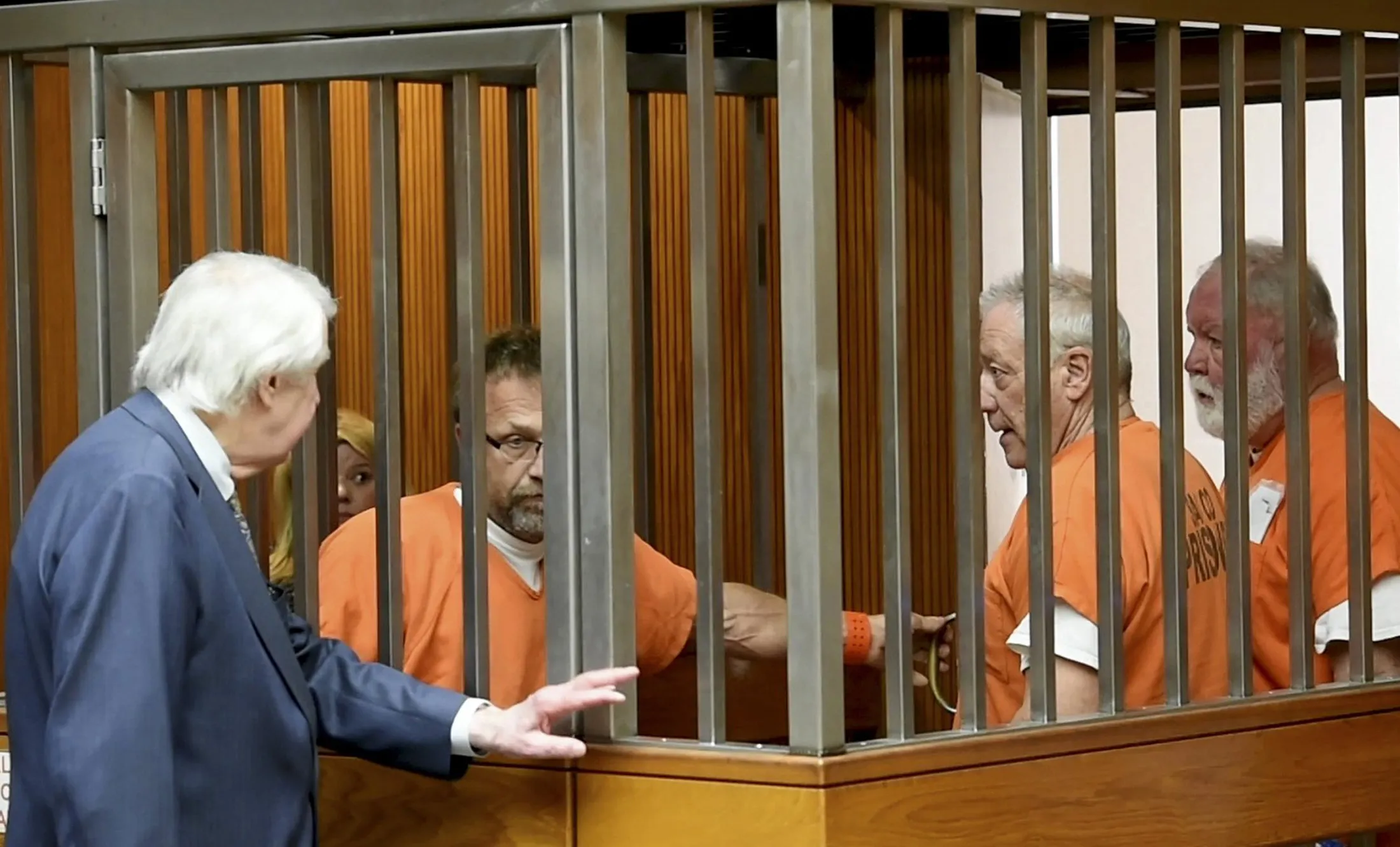 Carl Ferrer, left, in Sacramento Superior Court in&nbsp;2016.&nbsp;